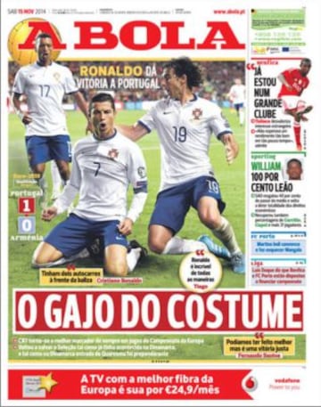 Portadas de la prensa deportiva