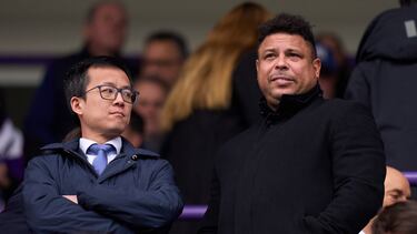 Ronaldo Nazario, presidente del Valladolid, y Mao Ye, CEO del RCD Espanyol.