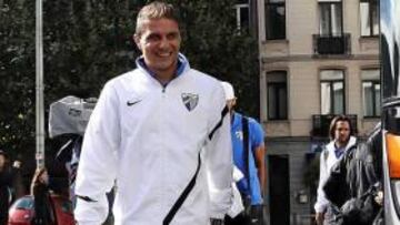 <b>EL REGRESO. </b>Joaquín, ayer, a su llegada a Bruselas.