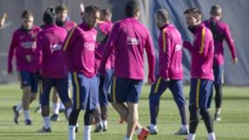 Entrenamiento del Barcelona