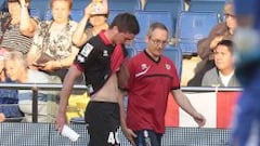 Borja López, rotura del cruzado