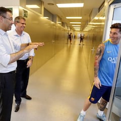 Bartomeu en Twitter: "Leo, quien te ataca a ti, ataca al Barça"