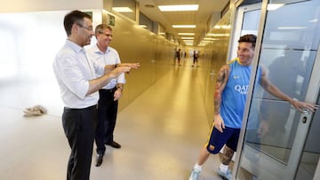 Barcelona president takes to Twitter in support of Messi