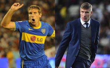 El actual estratega del Pachuca, y exfutbolista de Boca Juniors, también se conserva como en sus mejores tiempos. Aunque los años comienzan a teñirle el cabello de gris, él luce en buena forma.