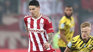 Olympiacos de James Rodríguez confirmó un amistoso ante Nottingham Forest durante el Mundial de Qatar.