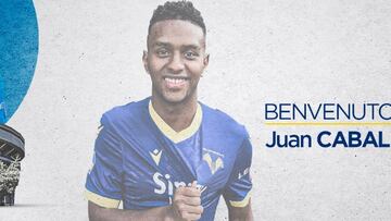 Juan David Cabal es nuevo jugador del Hellas Verona