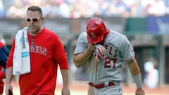 El jardinero de los Angels solamente pudo jugar 36 partidos en la temporada 2021 de la MLB.