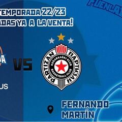 El Partizán vuelve a Fuenlabrada