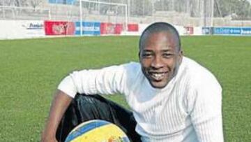 <b>EFECTIVO. </b>El colombiano Congo será la referencia en el ataque del Sporting en el choque ante el Castilla.