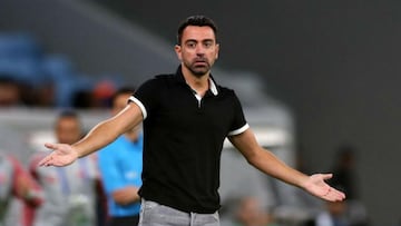 Xavi cuts his Al-Sadd teeth: "I don't like to talk about referees..."