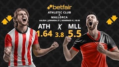 Athletic Club vs. RCD Mallorca: horario, dónde ver, pronósticos y clasificación