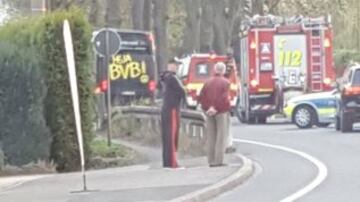 El autobús del Dortmund.