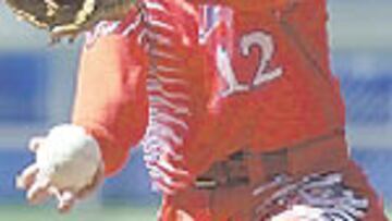 La 'pitcher' de Japón, en Sydney.