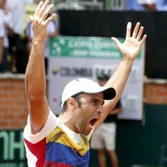 Colombia a un punto del grupo mundial de Davis: gana en dobles