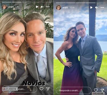 Anahí comparte foto con Christian y Christopher en la boda de Maite Perroni