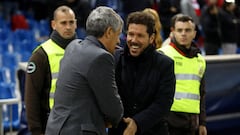 Quique Setién: "I told Simeone that I don't like how his team plays"