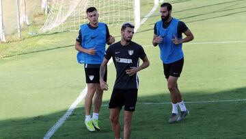 Cristian Rodr&iacute;guez, Yanis Rahmani y Jos&eacute; Rodr&iacute;guez, en pleno entrenamiento.
 
 
 
 
 
 
 