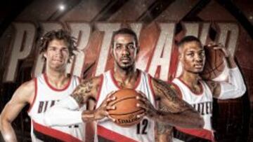 R. López, Aldridge y Lillard.