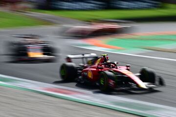 Carlos Sainz durante el Gran Premio de Italia de Fórmula 1.