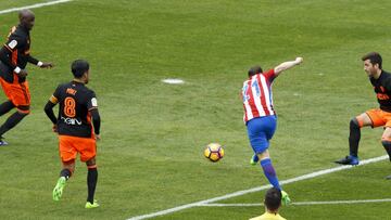 05/03/17 PARTIDO PRIMERA DIVISION
 ATLETICO DE MADRID - VALENCIA
 JUGADA GOL 2-0 KEVIN GAMEIRO 