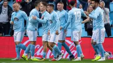 Jugadores del Celta.