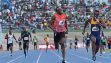 Usain Bolt llega tras Tyquendo Tracey