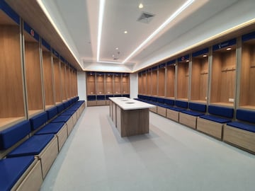 El camerino será exclusivo para la Selección Colombia en el estadio Metropolitano de Barranquilla. Fue diseñado por Carlos Queiroz