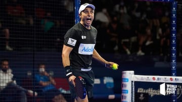 Fernando Belasteguín en la final del Valencia Open.