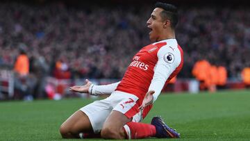 Alexis Sánchez volvió a anotar dos goles. No marcaba hacía tres juegos.
