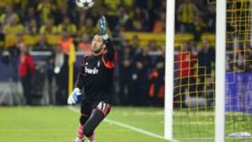 Diego López, durante una intervención en Dortmund.