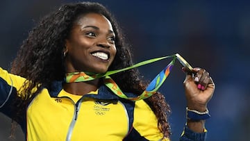 Caterine Ibargüen, medallista de oro en Río 2016