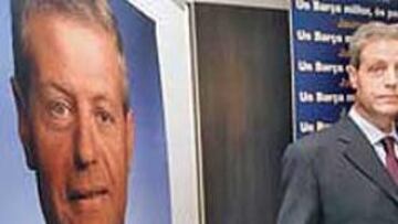 <b>DECIDIDO. </b>Guixà se presenta con ganas de destronar a Laporta.