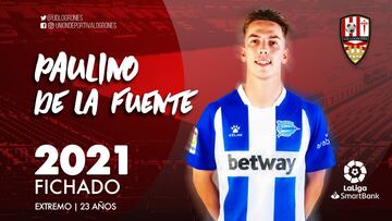 Paulino llega procedente del Alavés para reforzar el ataque
