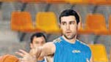 Sekulic, en el entrenamiento.