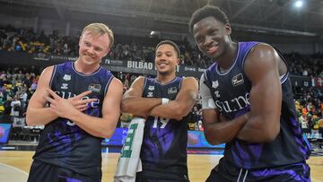 09/11/25 PARTIDO BALONECSTO
LIGA ENDESA LIGA ACB JORNADA 6
BILBAO BASKET - CASADEMONT ZARAGOZA
ALEGRIA FIN PARTIDO