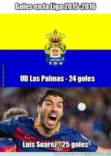 Los memes más divertidos de Las Palmas-Barcelona