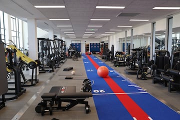 Panorámica del gimnasio. 
