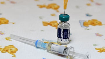 A health worker prepares a measles vaccine in a hospital of Montenegro&#039;s capital Podgorica on February 16, 2020. 