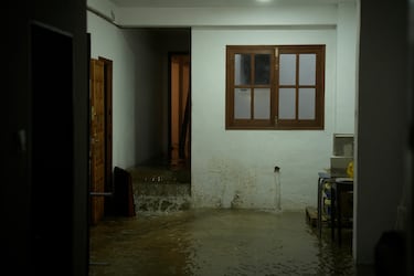 Estragos de la borrasca Leonardo a su paso por Grazalema, Cádiz.