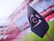 Flag of Concacaf Champions Cup during the round of 16 second leg match between Toluca and San Diego FC as part of the CONCACAF Champions Cup 2026, at Nemesio Diez Stadium, on March 18, 2026 in Toluca, Estado de Mexico, Mexico.