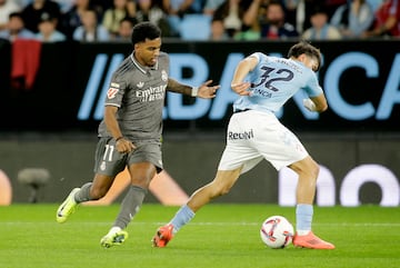 Rodrygo, con el Real Madrid.