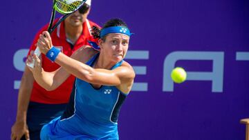 Anastasija Sevastova (LAT ) in action during the Mallorca Open Tennis 2018 played at Boulevard, Santa Ponsa, Spain, on Jun, 22th 2018. Photo: Thomas Reiner / AFP7