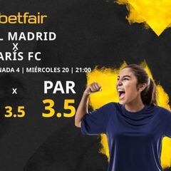 Real Madrid CF Femenino vs. París FC Femenino: horario, TV, estadísticas, clasificación y pronósticos