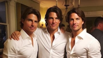 La imagen viral de Tom Cruise junto a sus clones: ¿quién es quién?
