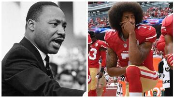 Martin Luther King Jr. y Colin Kaepernick. 