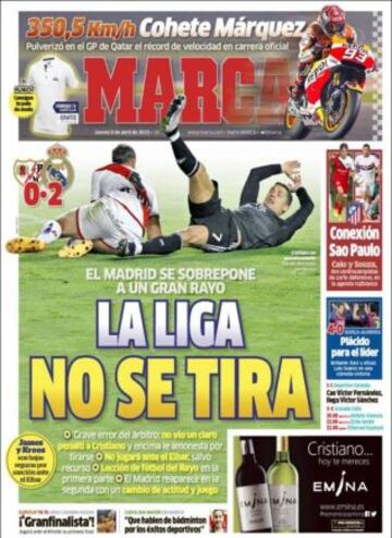 Portadas de la prensa deportiva