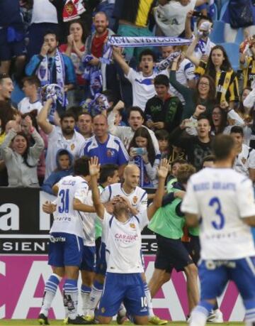 3-1. William José celebró el tercer tanto.