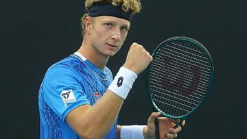 Martín Landaluce, en el Open de Australia.