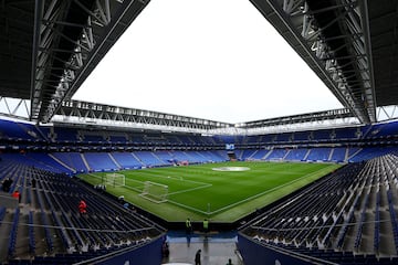 Desde 2009 es el estadio en el que el Espanyol juega sus partidos como local. Es la cuarta casa en la historia del club blanquiazul. Primeramente, comenzó disputando sus partidos en una explanada cercana a la Sagrada Familia y más tarde, se trasladó a Sarriá antes de mudarse a Montjuic. Tiene una capacidad total de 40.500 espectadores. Hay un centro comercial adjunto al estadio y el RCDE Stadium destaca por ser uno de los primeros campos de Europa en utilizar energía limpia, es decir, generando un ahorro energético para reducir los consumos de agua y electricidad. La energía solar sirve tanto para el autoabastecimiento, como para la venta de los excedentes energéticos no consumidos. Por ello, sobre la cubierta hay placas fotovoltaicas. Desde abril de 2010, la puerta 21 del estadio está dedicada a Dani Jarque, que falleció en 2009. En 2012 también se inauguró una estatua en honor al eterno capitán del Espanyol.