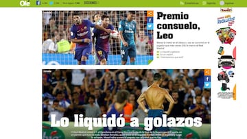 Cristiano acapara titulares y la prensa critica a Deulofeu